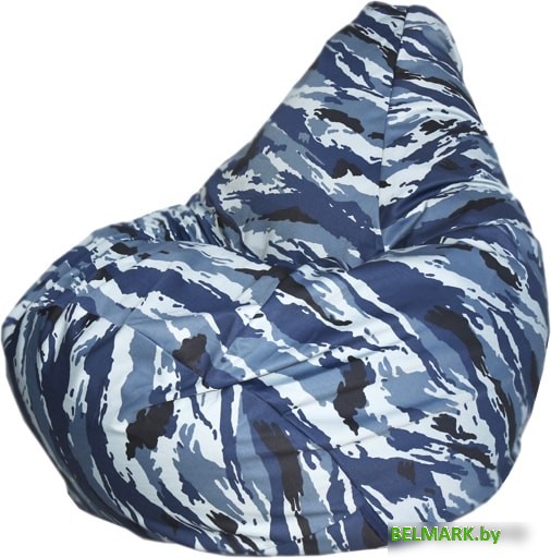 Кресло-мешок Flagman Груша Макси Г2.7-20 (синий камуфляж) - фото