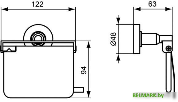 Держатель для туалетной бумаги Ideal Standard Imo A9127AA - фото2