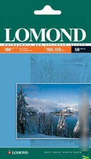Фотобумага Lomond Матовая 10x15 230 г/кв.м. 50 листов (0102034) - фото