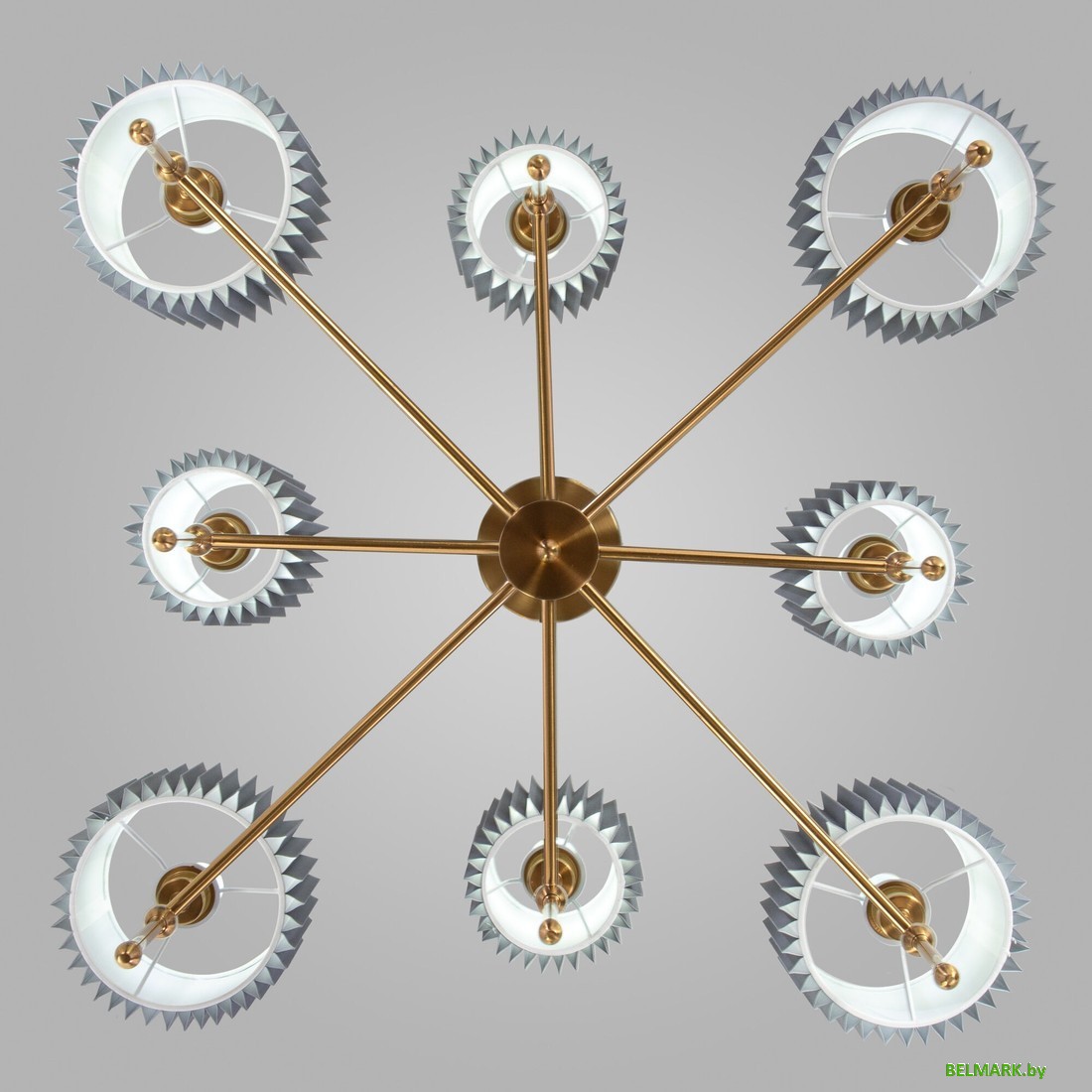 Подвесная люстра Евросвет 60162/8 (латунь) - фото2