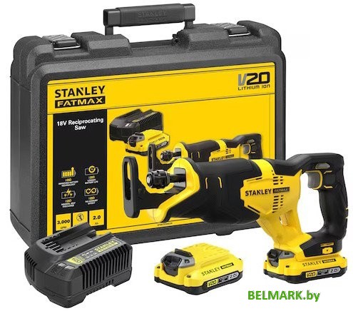 Сабельная пила Stanley SFMCS300D2K (с 2-мя АКБ) - фото