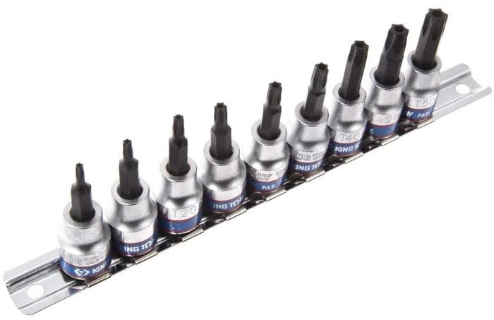 Набор торцевых головок King Tony 3119PR8 (9 предметов) - фото2