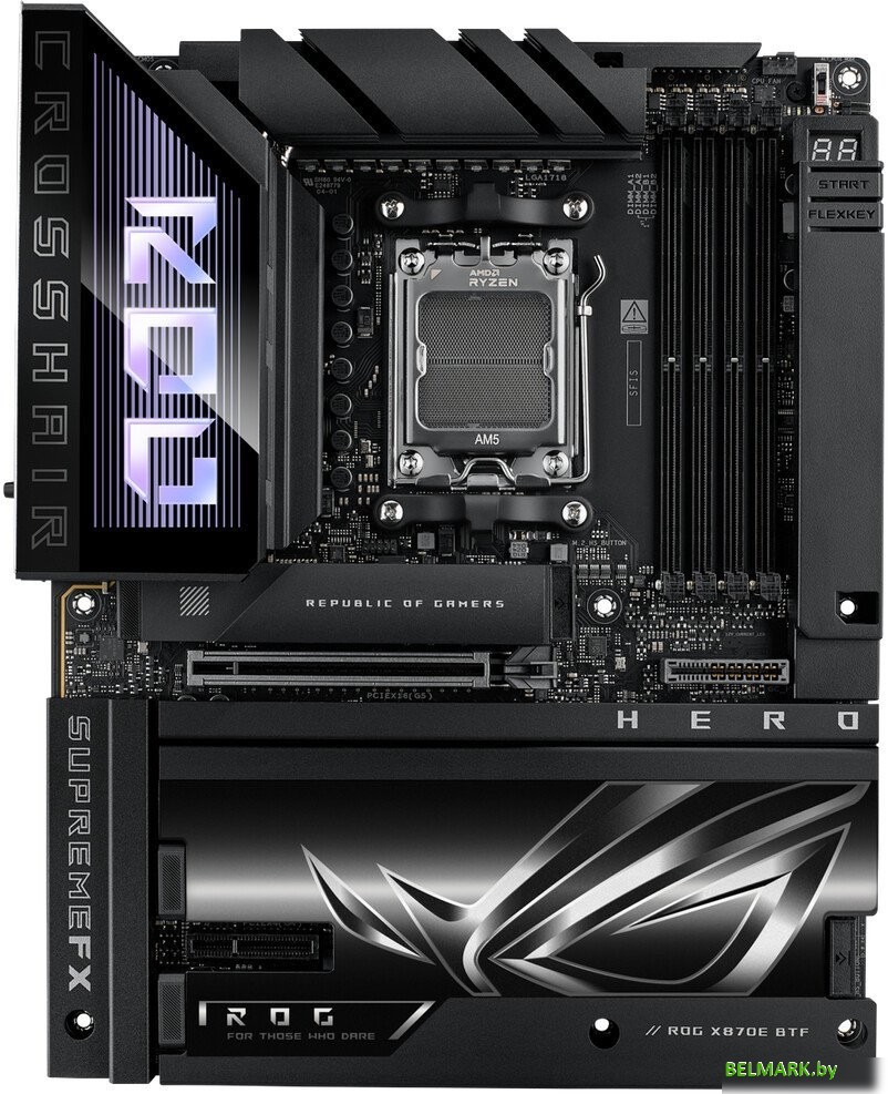 Материнская плата ASUS ROG Crosshair X870E Hero BTF - фото