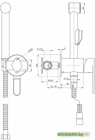 Смеситель Deante Alpinia BGA 034M - фото2
