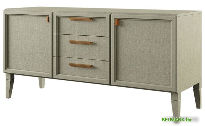 Тумба Молодечномебель Charlie B3D2 (серый агат Р) - фото