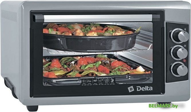 Мини-печь Delta D-0550 (серый) - фото