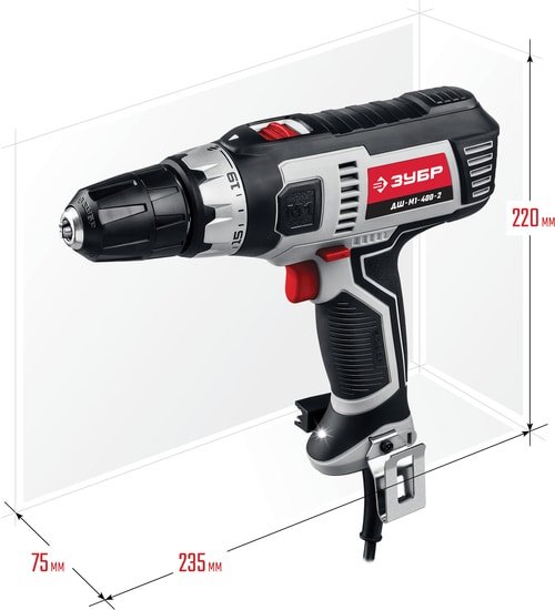 Шуруповерт Зубр ДШ-М1-400-2 - фото2