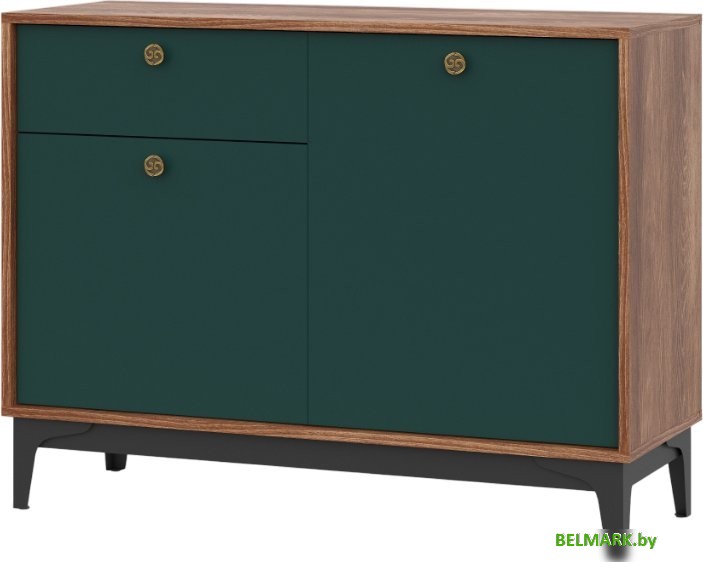 Тумба НК-Мебель Brass KM-3 (изумруд) - фото