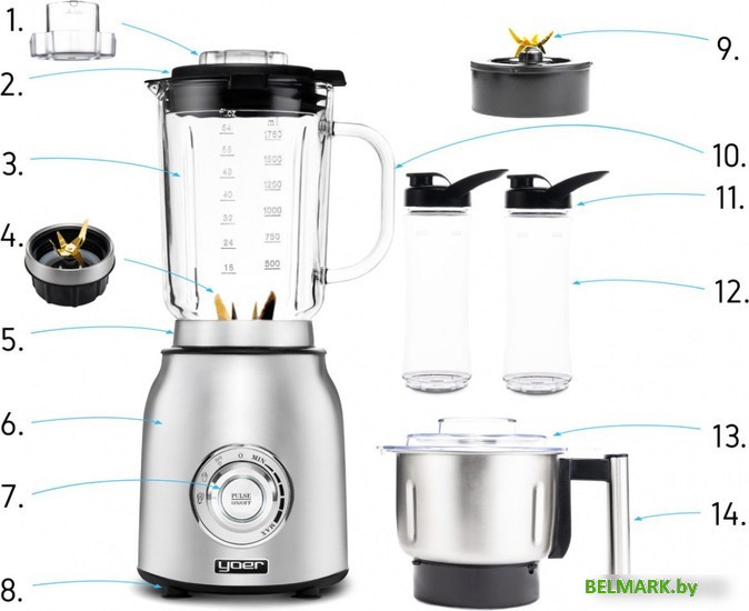 Стационарный блендер Yoer JB03S - фото