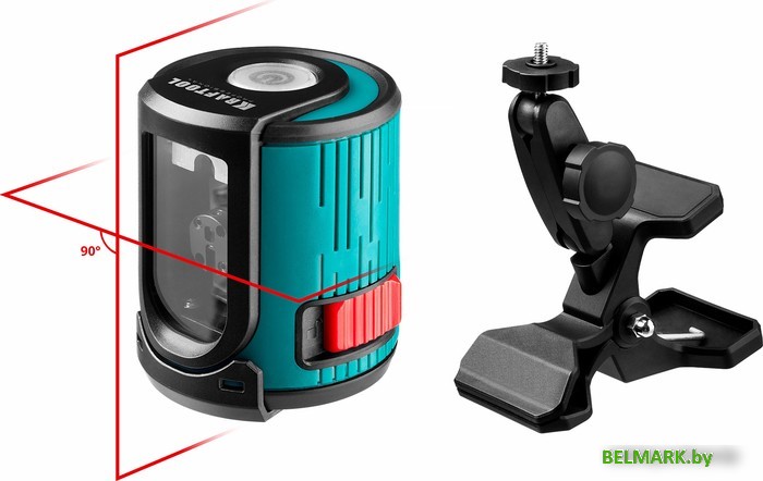 Лазерный нивелир KRAFTOOL CL-20 34700-5 (с держателем, кейс) - фото