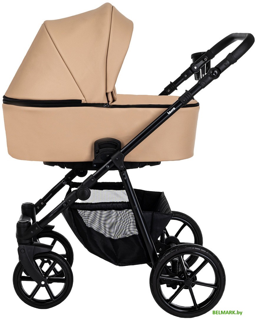 Универсальная коляска Pituso Tossa 2 в 1 (кожа, camel) - фото