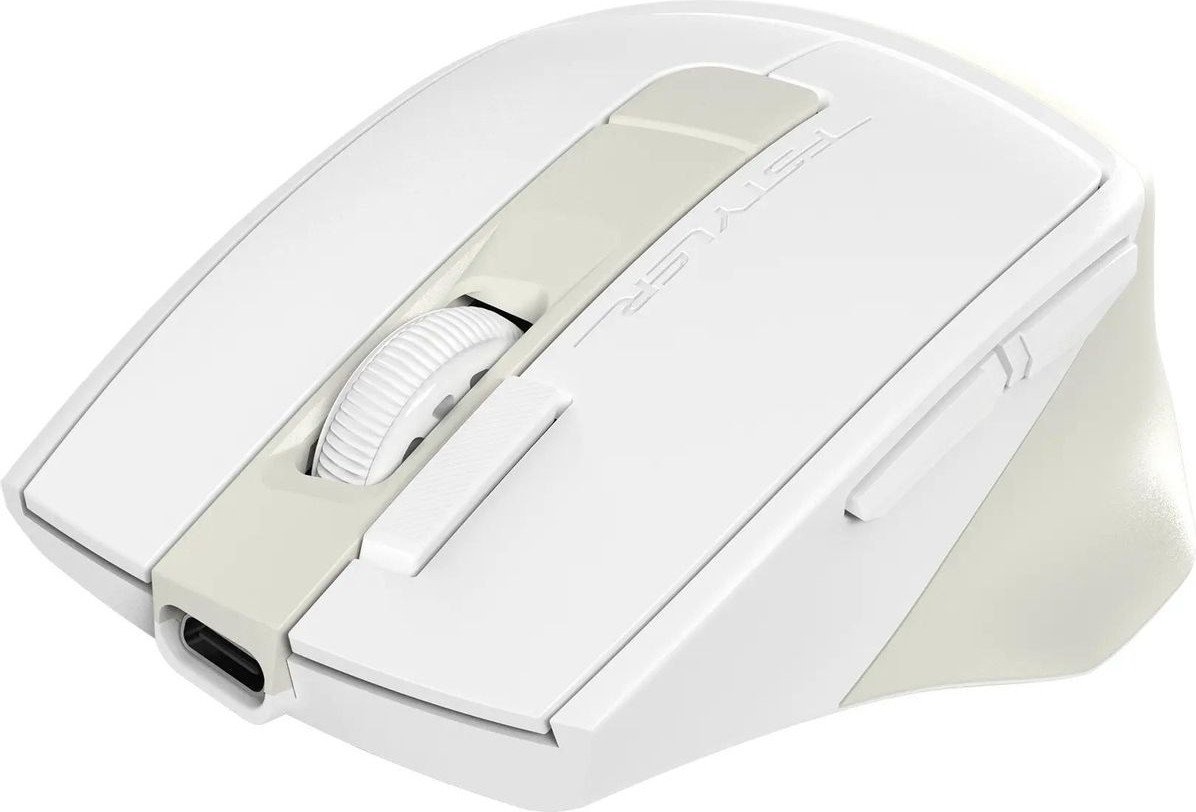 Мышь A4Tech Fstyler FG45CS Air2 (белый/бежевый) - фото2