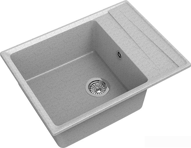 Кухонная мойка GranFest GF-LV-660L (серый) - фото