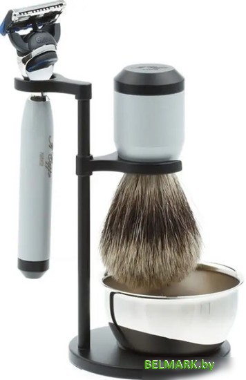 Бритвенный набор IL Ceppo SET-S112P3FT (серебристый/черный) - фото