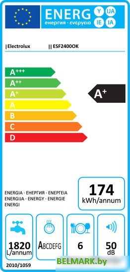 Посудомоечная машина Electrolux ESF2400OK - фото2