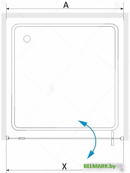 Душевая дверь RGW SV-02B 90 - фото2