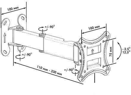 Кронштейн Trone LPS 51-10 - фото2