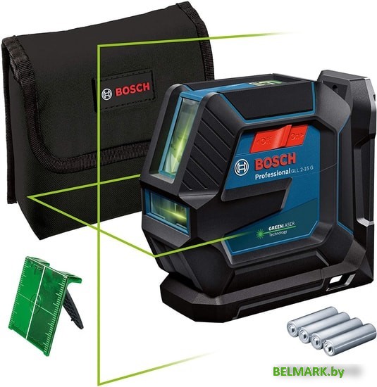Лазерный нивелир Bosch GLL 2-15 G Professional 0601063W00 - фото