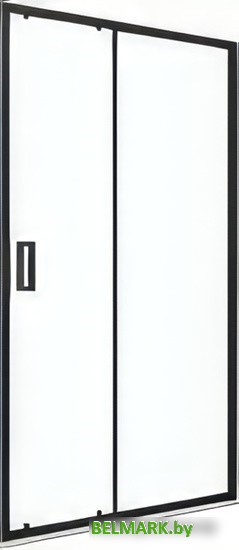 Душевая дверь RGW PA-016 160 (черный/прозрачное стекло) - фото