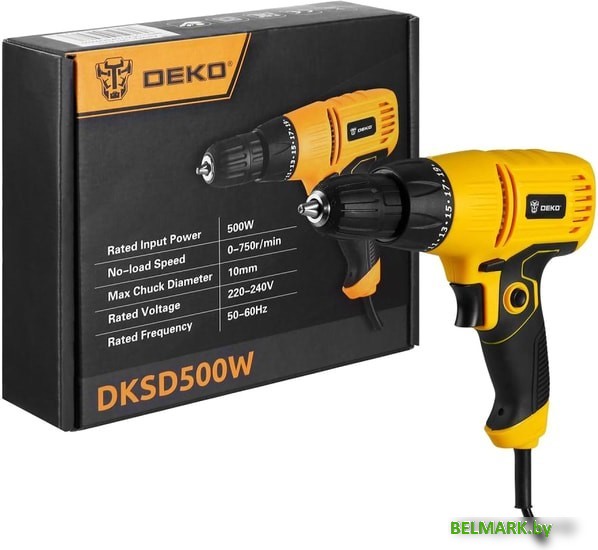 Безударная дрель Deko DKSD500W - фото