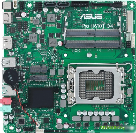Материнская плата ASUS Pro H610T D4-CSM - фото