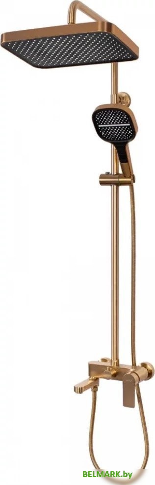 Душевая система Hansberge H5049 (золото матовый) - фото