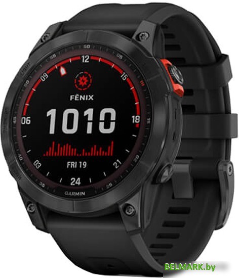 Умные часы Garmin Fenix 7X Solar 51 мм (сланцево-серый/черный) - фото