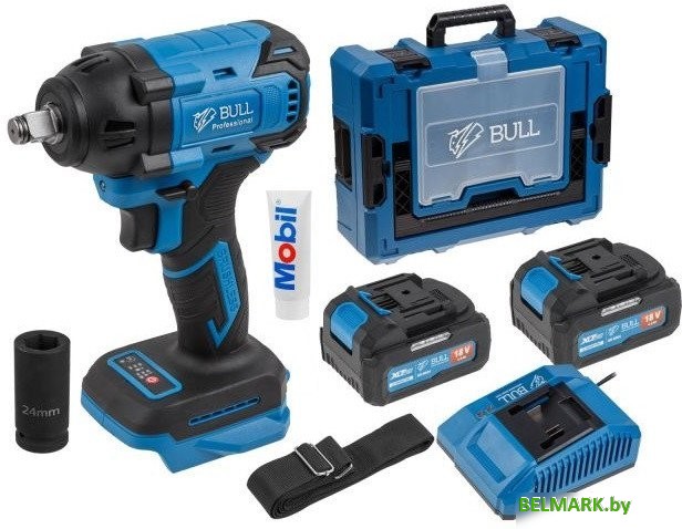Гайковерт Bull SC 1804 (с 2-мя АКБ, кейс) - фото