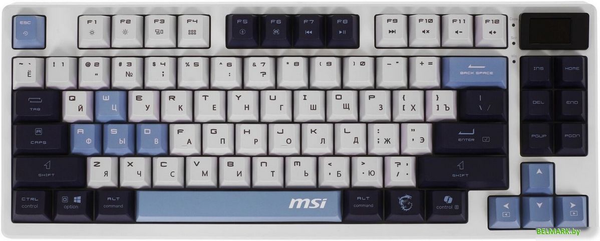 MSI Forge GK600 TKL Wireless Sky - фото2