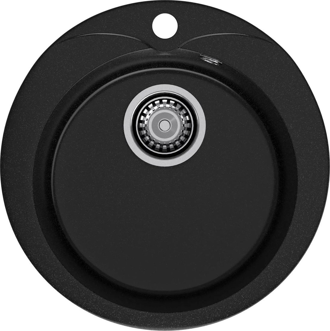 Кухонная мойка GranFest Rondo 480 (черный) - фото