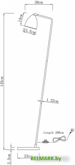 Торшер Moderli Otto V11001-F - фото2