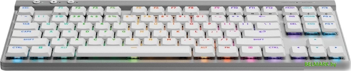 Клавиатура Logitech G515 Lightspeed TKL White GL Brown Tactile 920-012539 (белый, нет кириллицы) - фото2