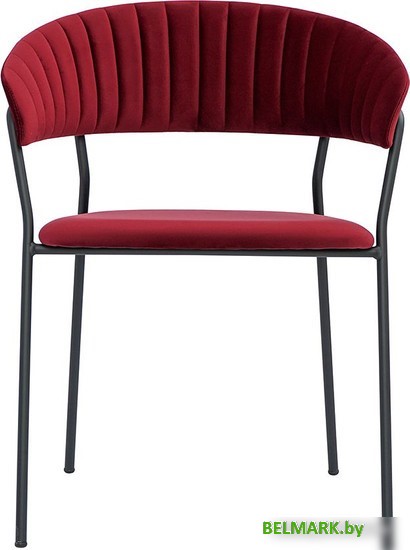 Стул с подлокотниками Bergenson Bjorn Stefany BB0000115 (винный) - фото2