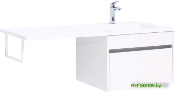 Aquanet Тумба под умывальник Токио 58 00236916 (правая, белый) - фото