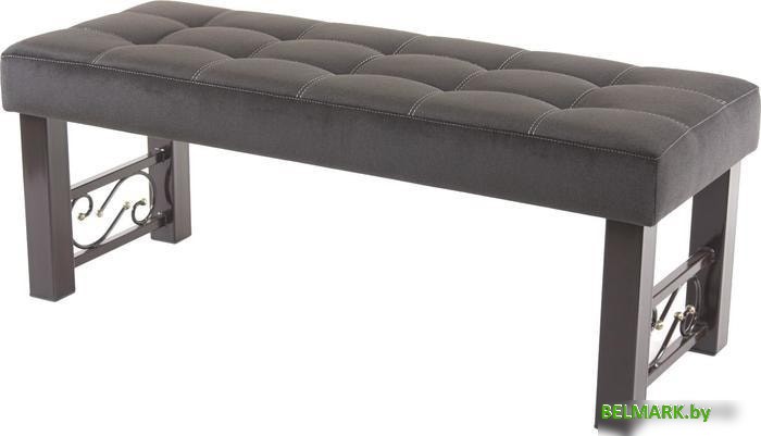 Банкетка AMC Lux 5 ткань коричневый/коричневый/бежевый - фото