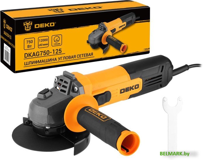Угловая шлифмашина Deko DKAG750-125 - фото