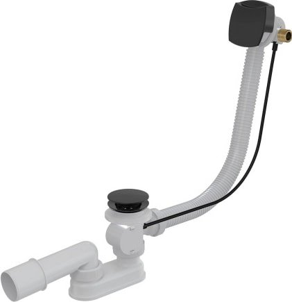 Сифон Alcaplast A564Black - фото