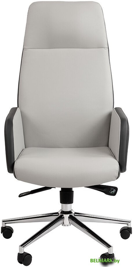 Офисное кресло CHAIRMAN 929 (экопремиум серый/светло-серый) - фото2