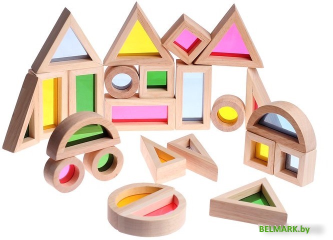 Конструктор Sima-Land Радужные блоки 3223172 - фото2