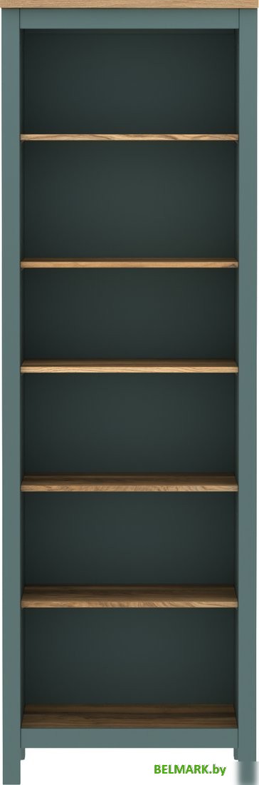 Стеллаж Mio Tesoro Сага 70 2.08.07.110.16 (темно-бирюзовый/ясень) - фото2