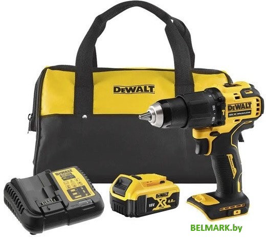 Ударная дрель-шуруповерт DeWalt DCD709M1 (с 1-им АКБ, сумка) - фото