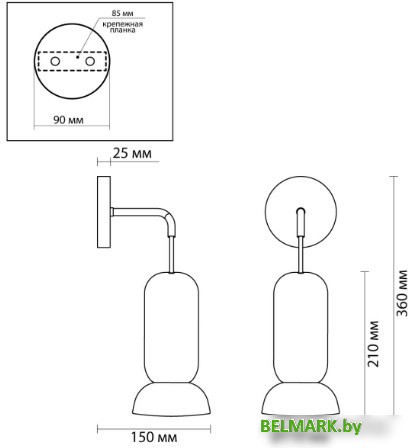 Бра Odeon Light Kerama 5054/1WE - фото2