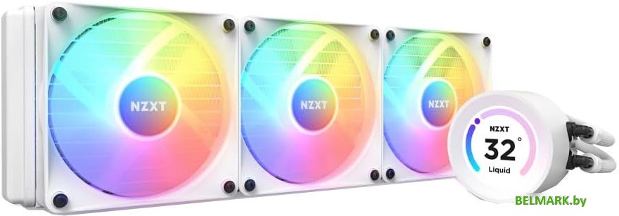Жидкостное охлаждение для процессора NZXT Kraken Elite 360 RGB RL-KR36E-W1 - фото