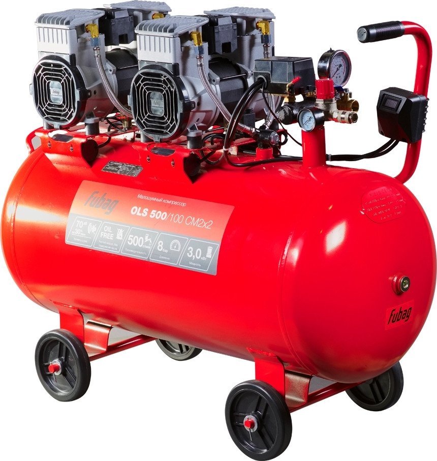 Компрессор Fubag OLS 500/100 CM2х2 646075 - фото2