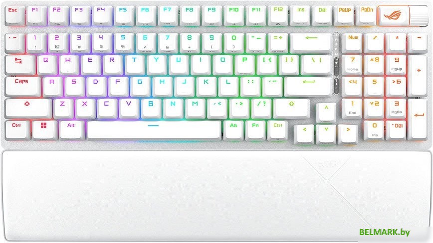 Клавиатура ASUS ROG Strix Scope II 96 Wireless Moonlight White (NX Snow) - фото
