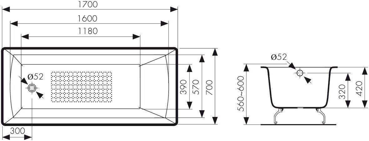 Ванна Kaiser КВ-1803 - фото2