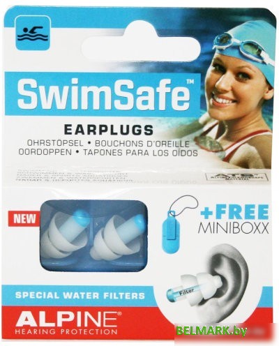Беруши для плавания Alpine Hearing Protection SwimSafe 111.21.450 - фото