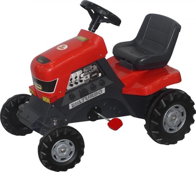 Педальная машинка Полесье Каталка-трактор с педалями Turbo [52674] - фото