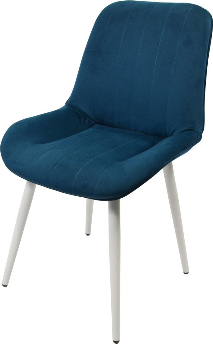 Мирабелла Глазго Велюр (синий/белый) - фото