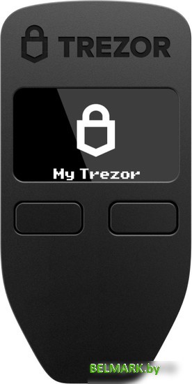 Аппаратный криптокошелек Trezor Model One (черный) - фото